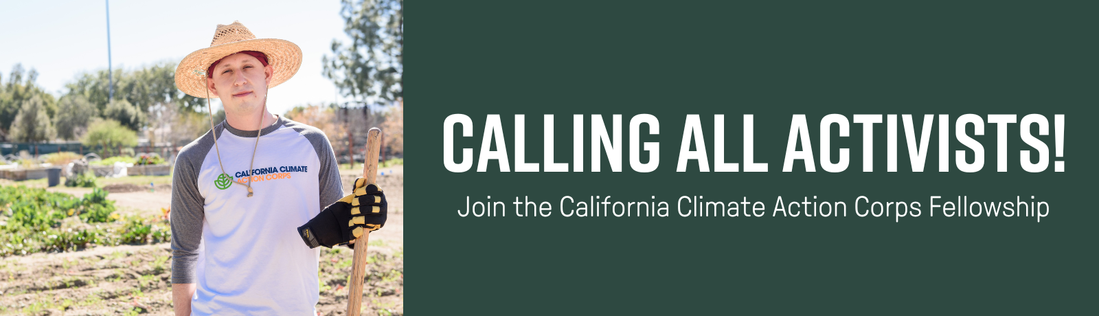 Calling all activists! Join the California Climate Action Corps Fellowship