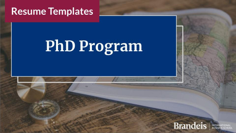 CSE Resume Templates | PhD