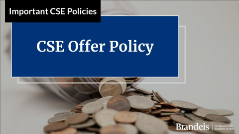 CSE Offer Policy