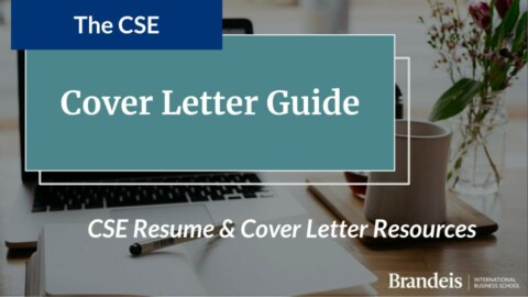 CSE Cover Letter Guide & Other Resources