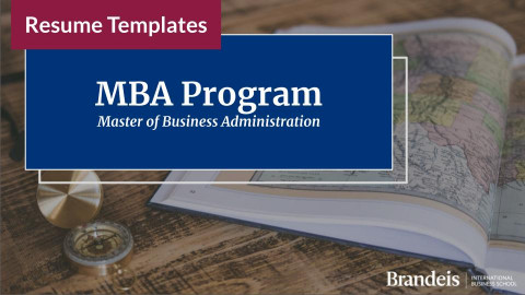 CSE Resume Templates | BA/MBA