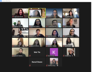 Zoom gallery view of Adobe Industry Trek participants