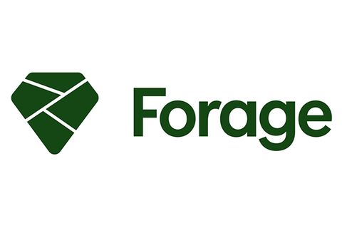 Forage logo white background