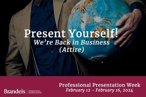 Professional Presentation Week Monday, February 12 - Friday, February 16, 2024