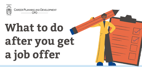 What to Do After You Get a Job Offer