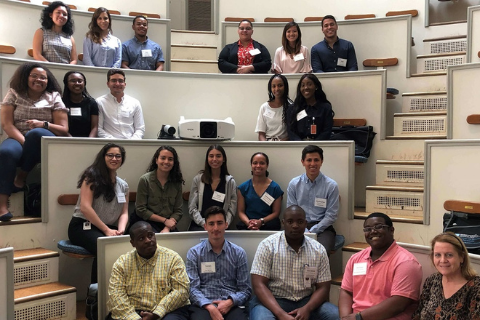Massachusetts General Summer Research Trainee Program group photo of students