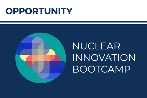 Logo and the words Nuclear Innovation Bootcamp