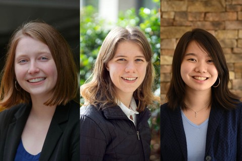 Headshots: Markey Freudenburg-Puricelli, Abigail Schipper ’24, and Rachel Zhang ’21
