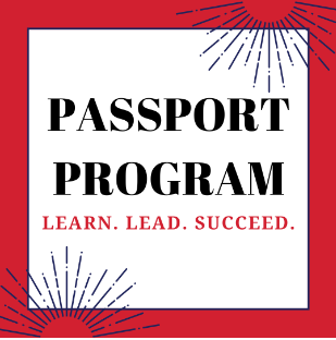 Passport Program logo. Learn. Lead. Succeed.