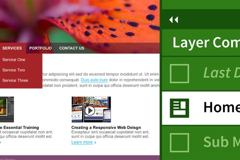 Design the Web: Layer Comps