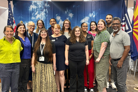 Center for Career Readiness colleagues gather at the conclusion of the Arizona Statewide Career Conference.
