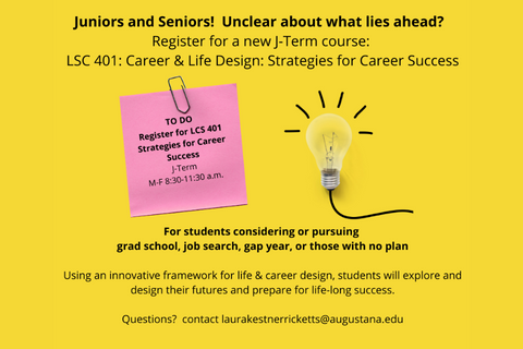 NEW COURSE: Career and Life Design: Strategies for Career Success