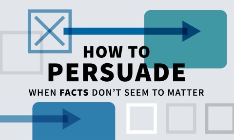 How to Persuade When Facts Don’t Seem to Matter