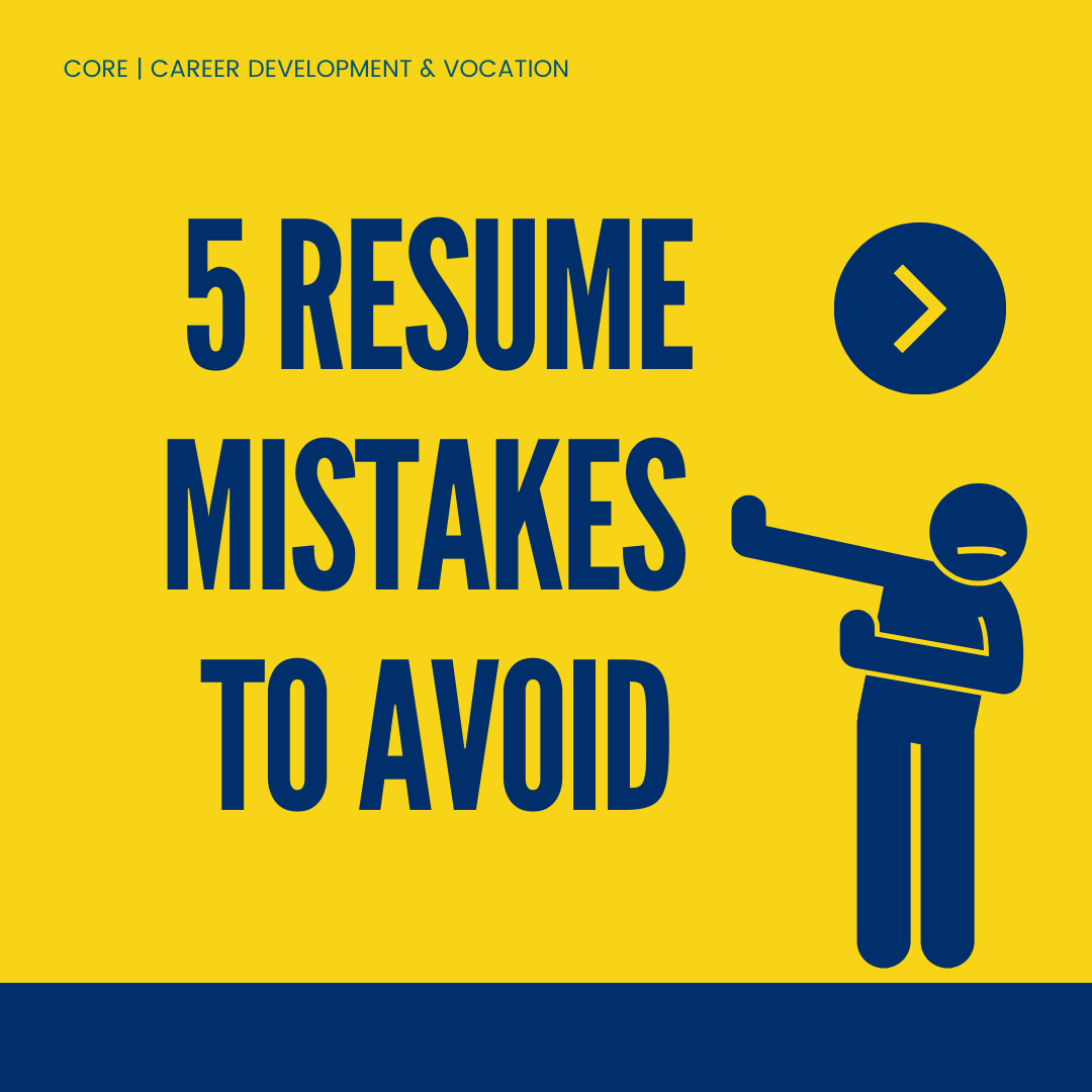 5 RESUME MISTAKES TO AVOID – Augustana College