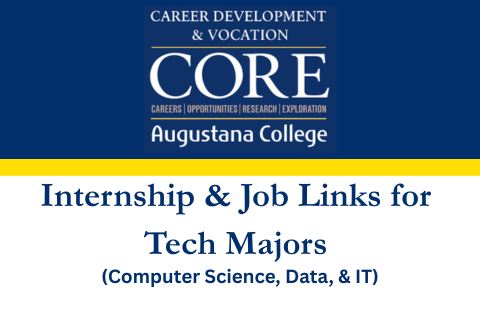 Internship & Job Links for Tech Majors (Computer Science, Data, & IT)