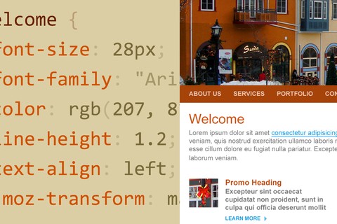 Design the Web: Getting CSS from Photoshop
