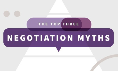 The Top Three Negotiation Myths