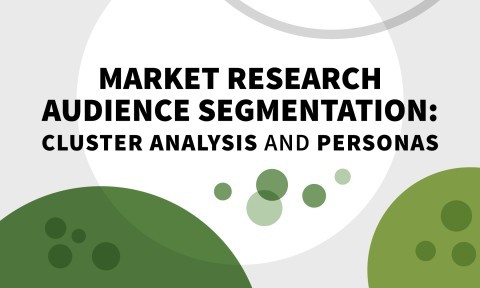 Market Research Audience Segmentation: Cluster Analysis and Personas