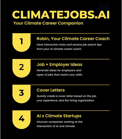 New Tool! Climate Jobs AI from Green Jobs Network