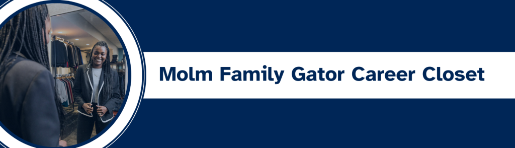 Molm Family Gator Career Closet Resource Banner 