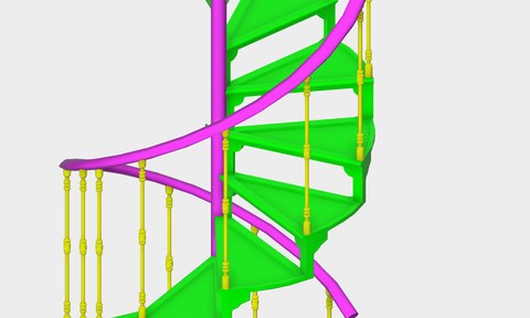 Modeling a Staircase with AutoCAD
