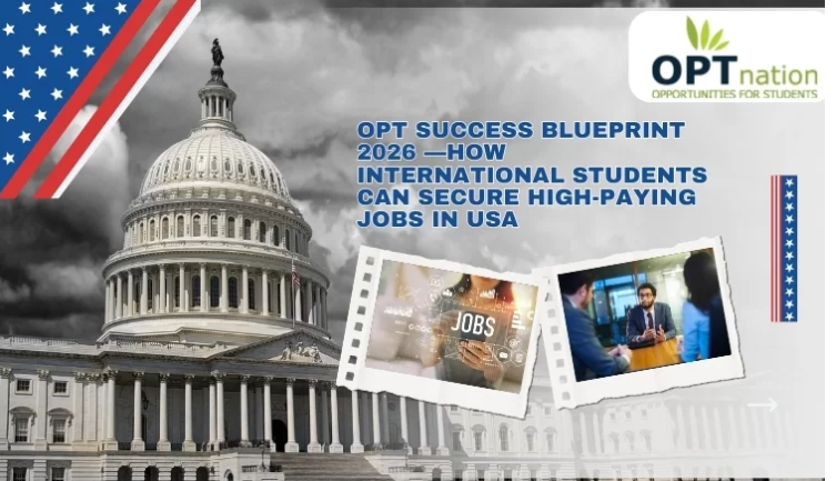 U.S Washington DC capital building with American flag and students looking for jobs
