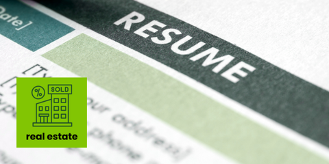 Real Estate Resume Sample
