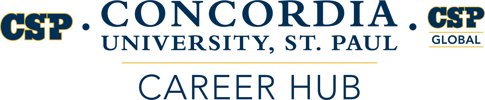 Concordia University St Paul Career Hub logo