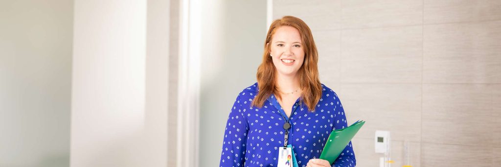 Healthcare Professional Looking at Camera