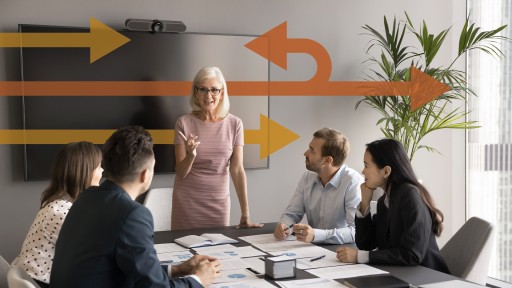 Co-workers meeting
