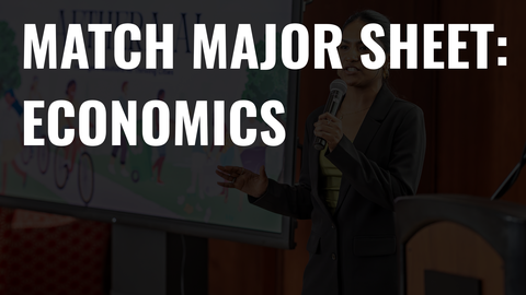 Match Major Sheet: Economics