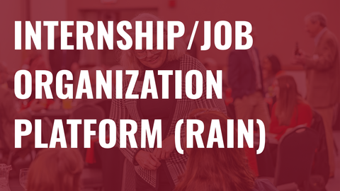 Internship/Job Organization Platform (RAIN)