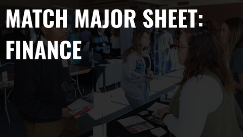 Match Major Sheet: Finance