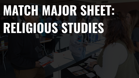 Match Major Sheet: Religious Studies