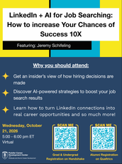 GACD/UCD: LinkedIn + AI for Job Searching: How to 10X Your Chances of Success