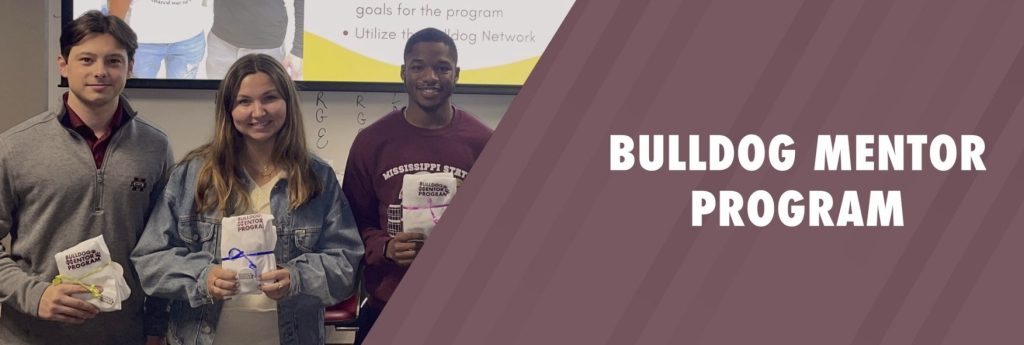 This image features participants at Mississippi State University learning about the Bulldog Mentor Program .