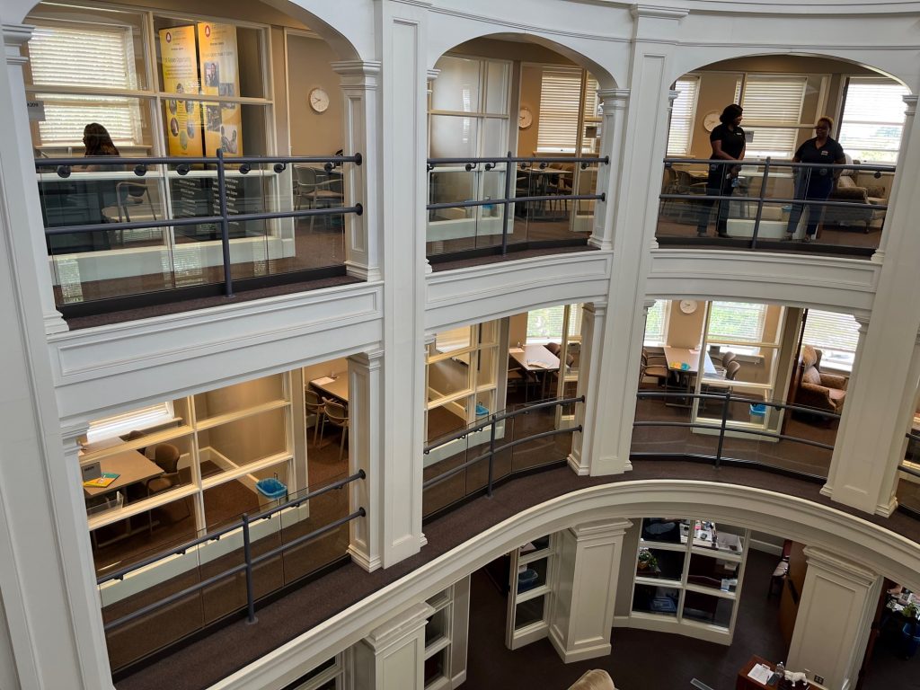 Montgomery Hall-Career Center-Mezzanines Interview rooms