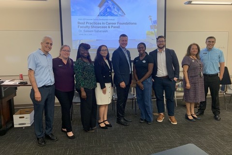 Image of employer panelists, moderators and track leaders