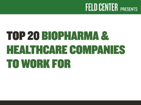 Top 20 Biopharmaceutical and Healthcare Companies to Work For