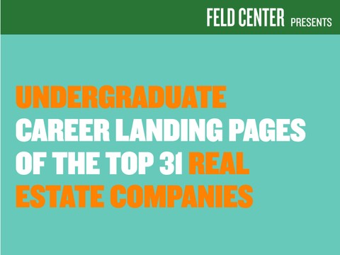 Undergraduate Top 31 Largest Real Estate Companies According to Forbes