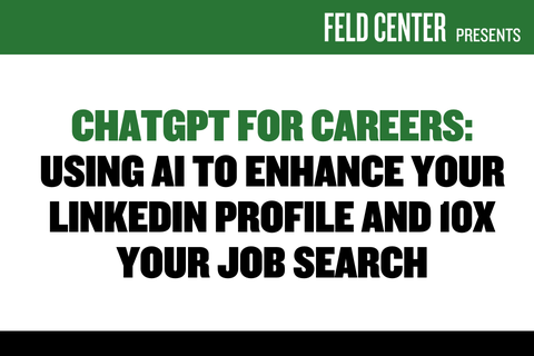 ChatGPT for Careers: Using AI to Enhance your LinkedIn Profile and 10x Your Job Search