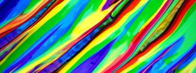 abstract rainbow painting