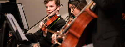 orchestra performing