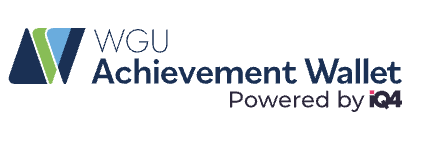 wgu achievement wallet logo