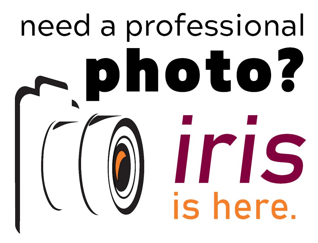 Need a professional photo? iris is here.