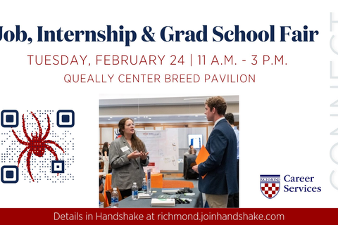 University of Richmond career fairs