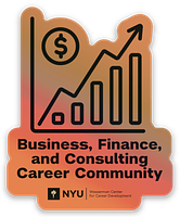 Business, Finance, and Consulting Career Community and Icon