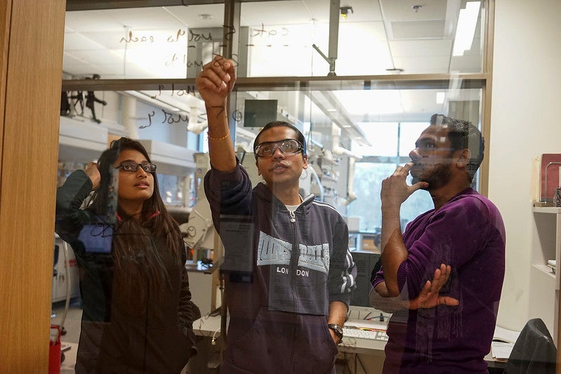 group of students working on a project
