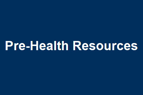Pre-Health Resources