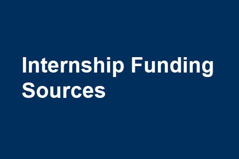 Internship Funding Sources